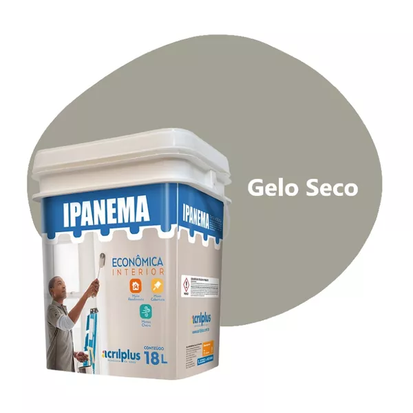 TINTA ECONÔMICA IPANEMA GELO SECO 18 LTS ACRILPLUS