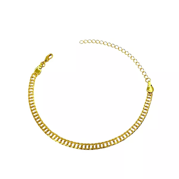 Pulseira Grumet Duplo Banhado A Ouro 18k
