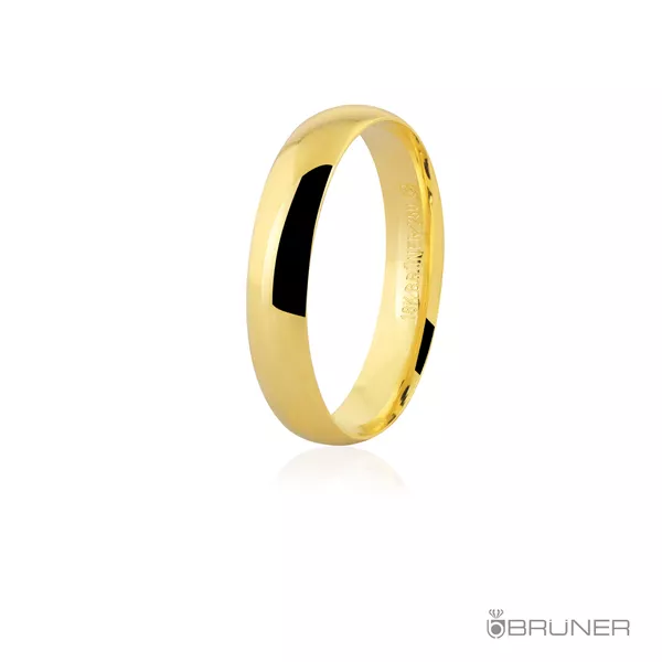 Alianças em Ouro 18k Glow Tradicional com 6.9g