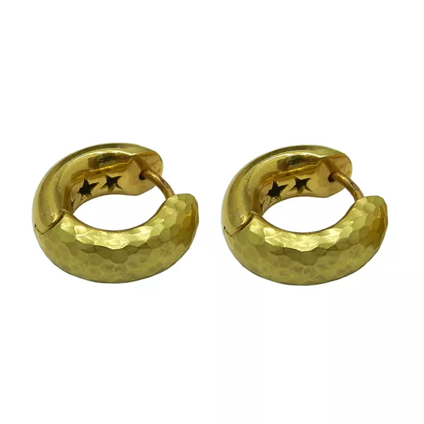 Argola em Ouro 18K Click com 14.2mm de diâmetro