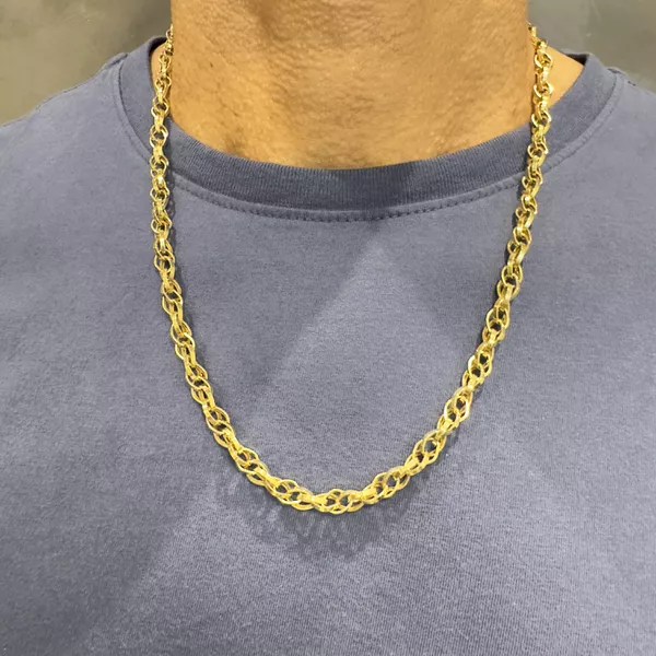 Corrente Masculina de Ouro 18K com 60cm
