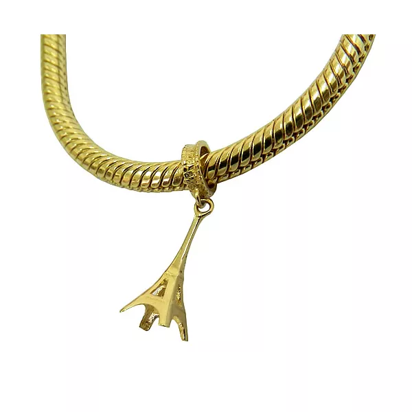 Charm de Ouro 18k Torre Eiffel Paris