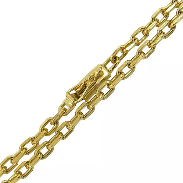 Corrente em Ouro 18k Grossa Cartier com 30,5g 70cm 