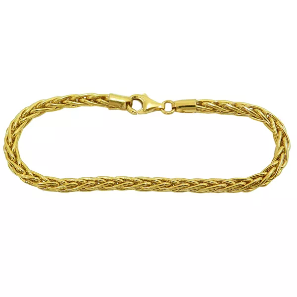 Pulseira em Ouro Feminina 18K com Feche Mosquetão 7,4g