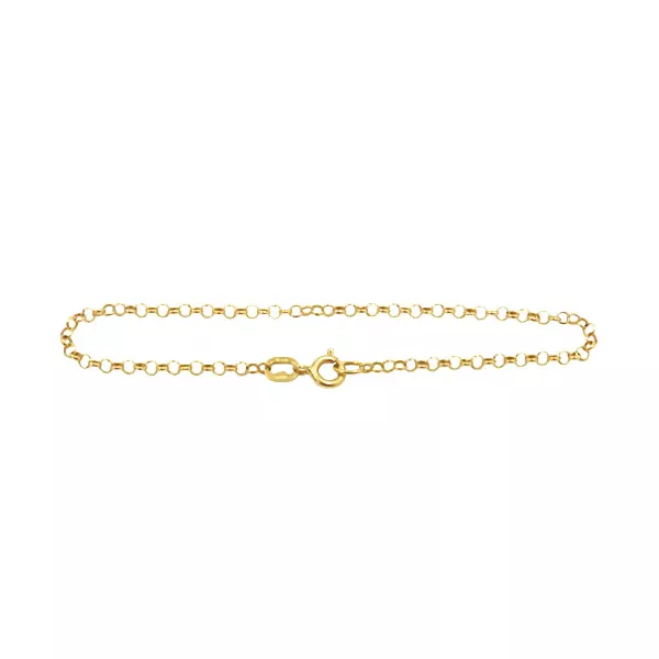 Pulseira de ouro Feminina Elo Português 