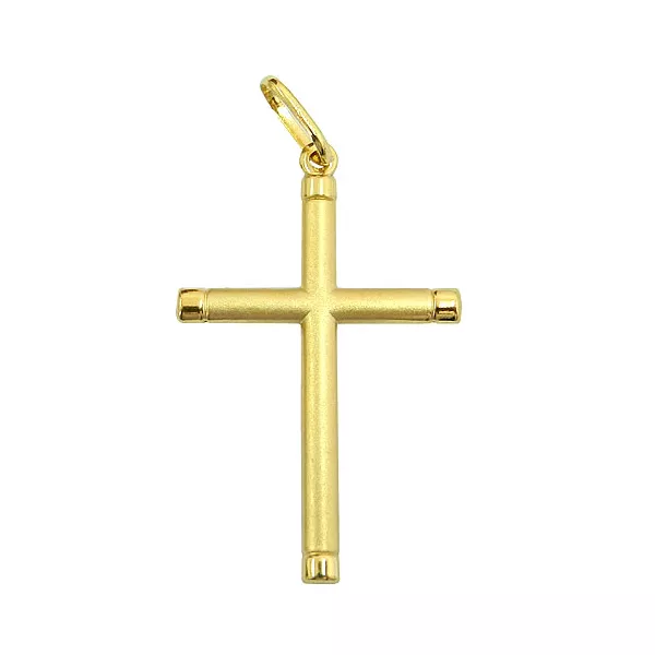 Pingente em Ouro 18K Cruz sem Jesus Cristo