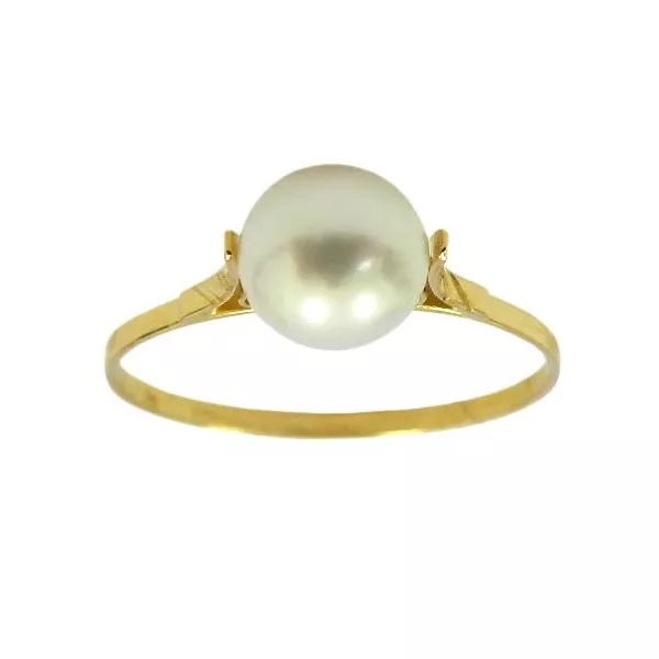 Anel Pérola em Ouro 18K 