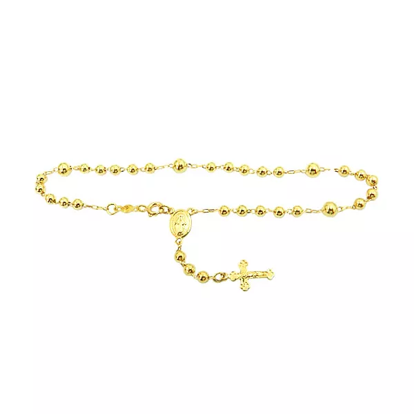 Pulseira Santo Terço em Ouro 18K