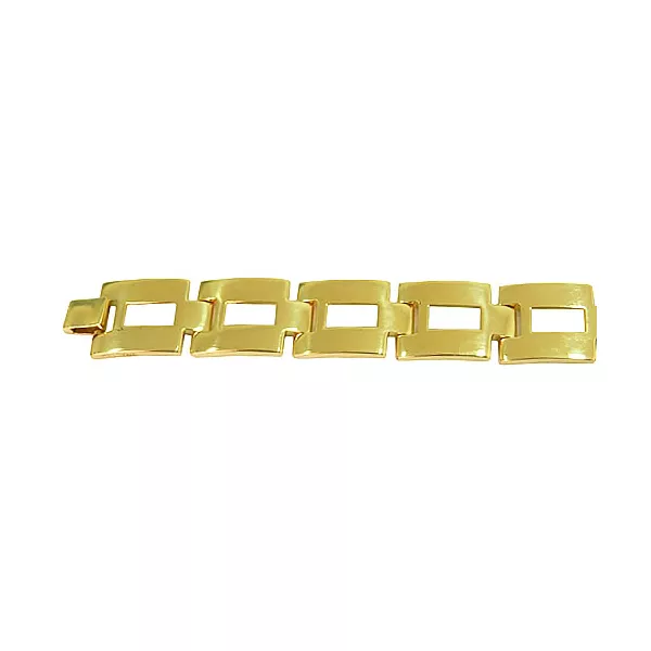 Pulseira Bracelete Masculino em Ouro 18K Design Italiano