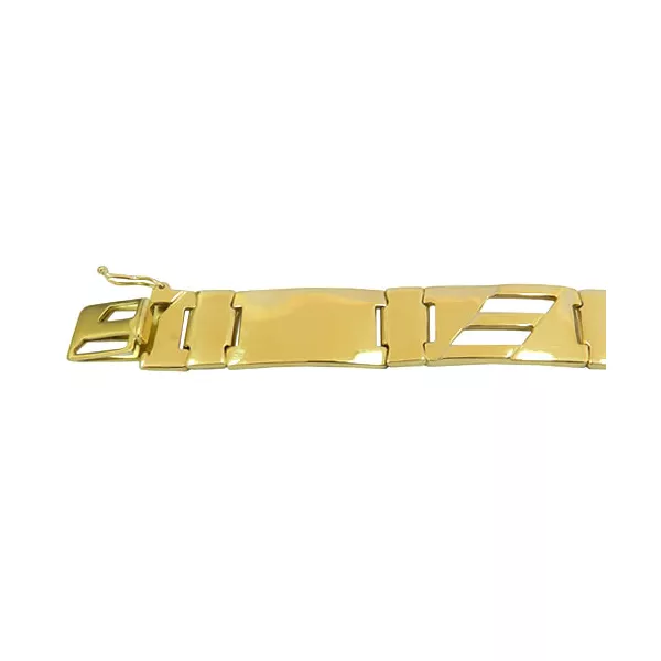 Pulseira Bracelete de Ouro 18K Masculino