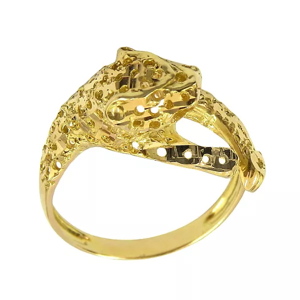 Anel Pantera em Ouro 18K