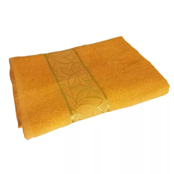 Toalha De Banho 100% Algodão Satex - 360g - Laranja