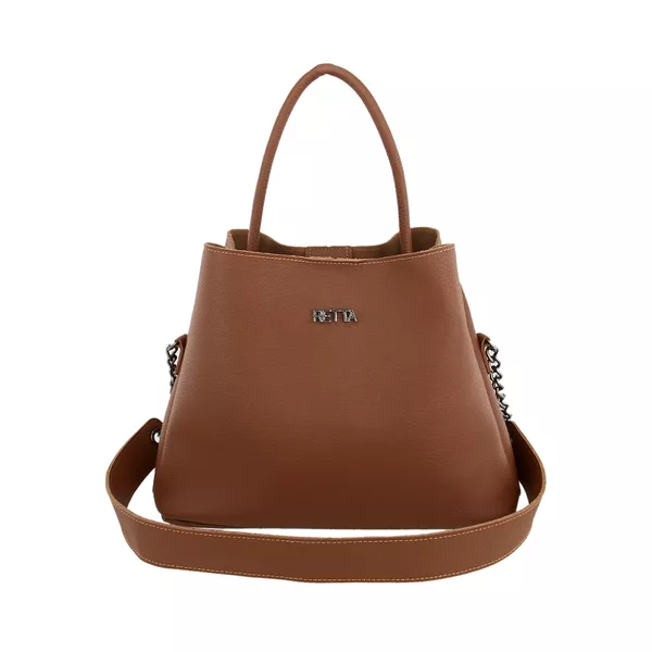 Bolsa Tiracolo Média Liz  Caramelo