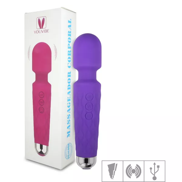 Massageador Recarregável VP (AV000S) - Roxo