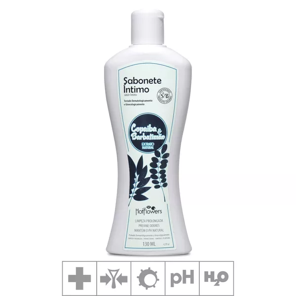 *Sabonete Íntimo Hot Flowers 130ml (HC506) - Copaíba e Barbatim.