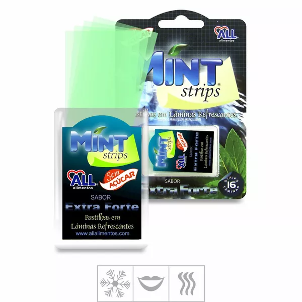 *Lâmina Bucal Mint Strips (ST151) - Extra-Forte