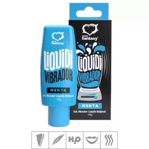 Excitante Unissex Liquidi Vibrador 15g (ST945) - Menta