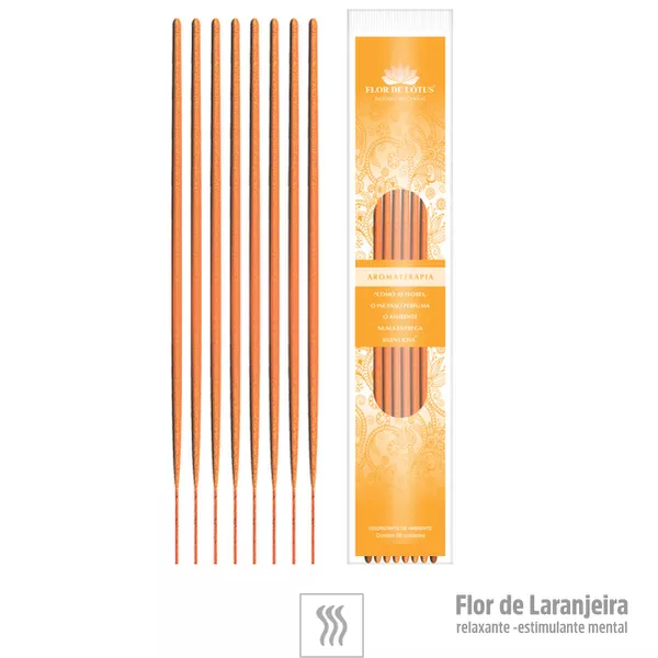 Incenso Artesanal 8 Varetas (ST133) - Flor de Laranjeira