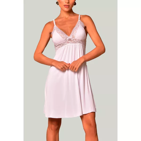 Camisola Ritati em Liganete com Renda Branco