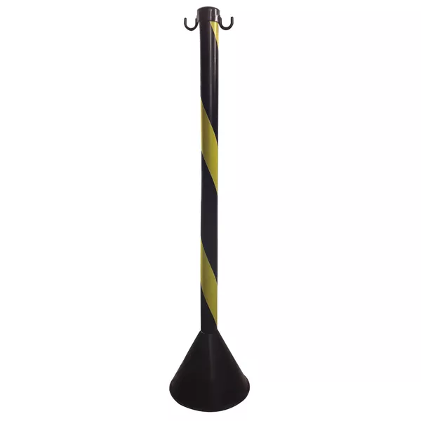 Pedestal Zebrado com Altura de 90cm e Diâmetro Base 23cm PPS 05