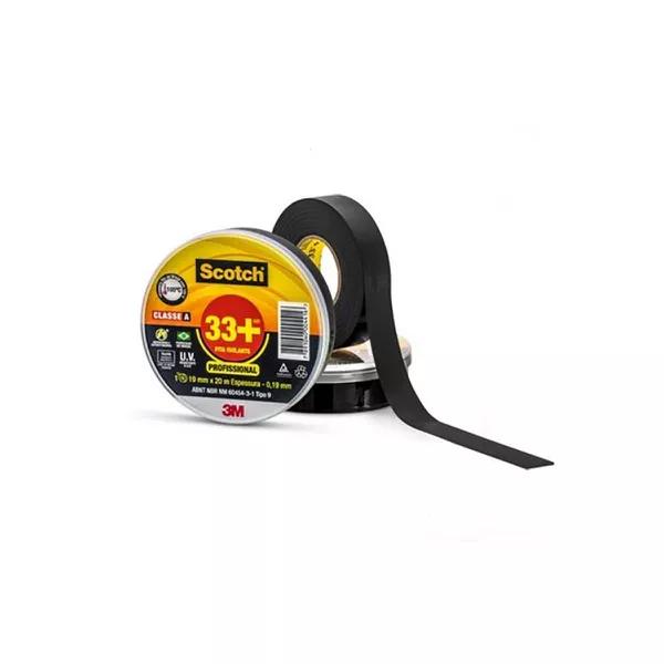 Fita Isolante SCOTCH 33+ 19X20M 121606/4470