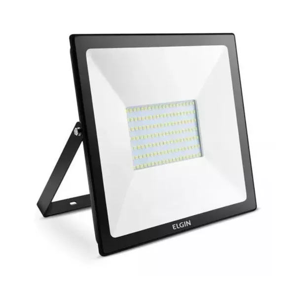 PROJETOR LED BIVOLT 100W 6500K IP65 BRANCO FRIO