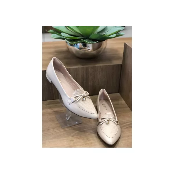 SAPATILHA FEMININO RAFIA AREIA