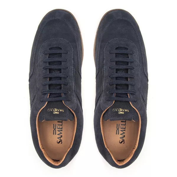 Sapatênis Masculino Luigi Camurça Navy Blue Samello | SAMELLO