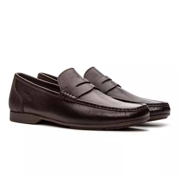 Mocassim Masculino Mônaco CB Café Samello | SAMELLO