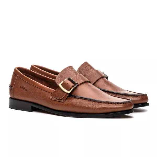 Mocassim Masculino Maserat Floater Conhaque Samello | SAMELLO