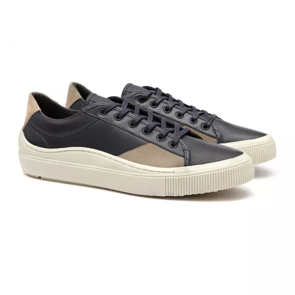 Tênis Casual Snap Fly Marinho - Sapatênis Masculino Samello | SAMELLO