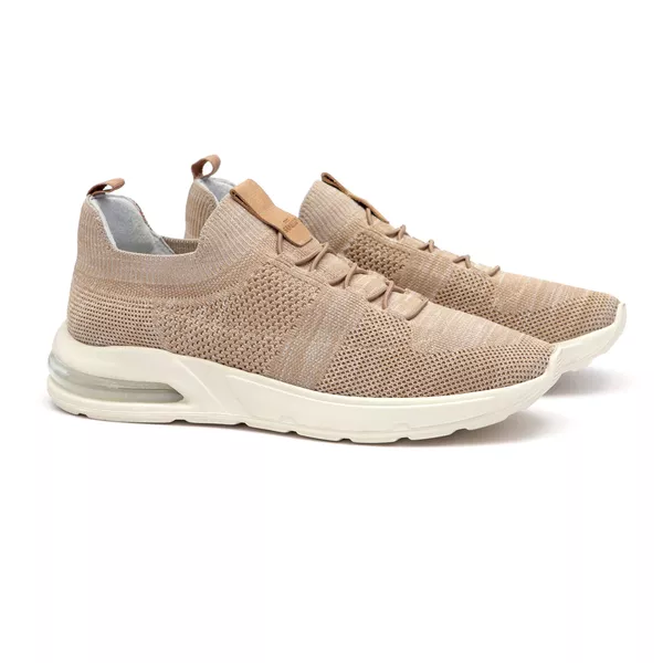 Sport Tênis Casual Solari Sol Bege/Ocre - Sapatênis Masculino