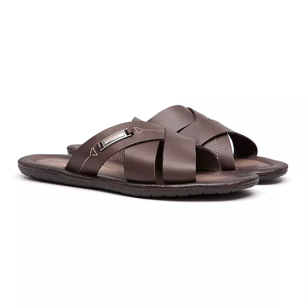Sandália Masculina Yian Café Samello | SAMELLO