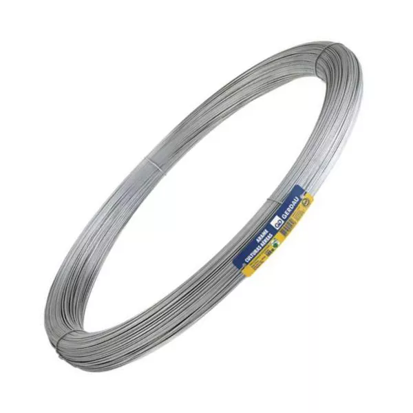Arame Galvanizado BWG16 ( 1,65mm ) Rolo de 1Kg Gerdau 