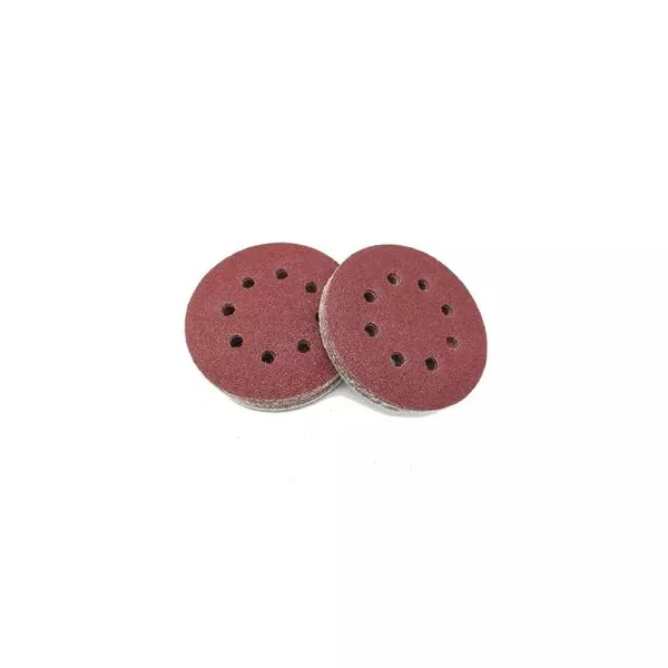 Disco de Lixa 5" com Velcro GR-120 Fertak - Kit com 10 Peças