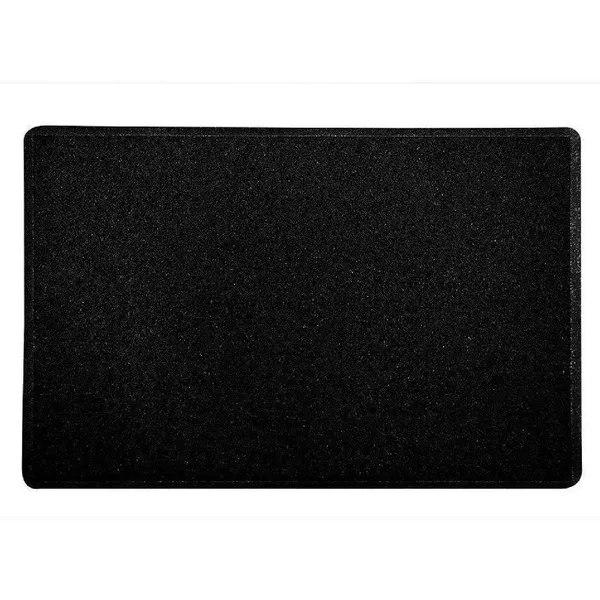 Capacho Vinil 60 x 40cm Silver Preto 01440301 Kapazi