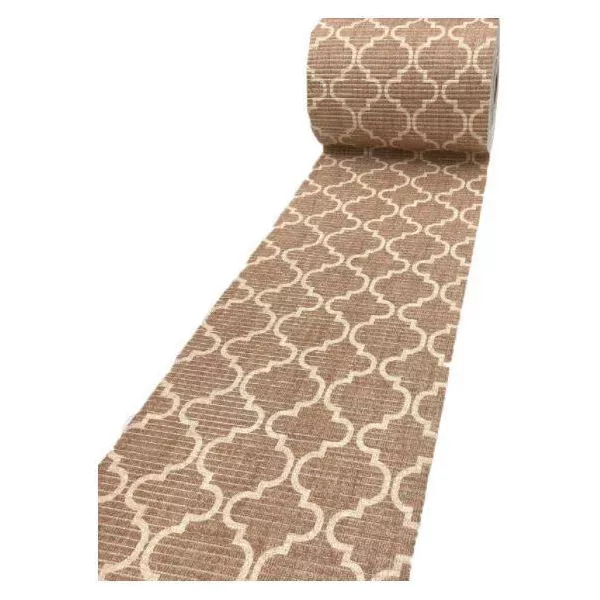 Tapete Antiderrapante Tropical Arabe Bege 43cm 0201ARBG Kapazi