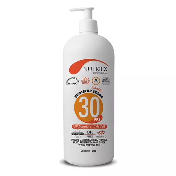 Protetor Solar FPS 30 1 Litro Nutriex