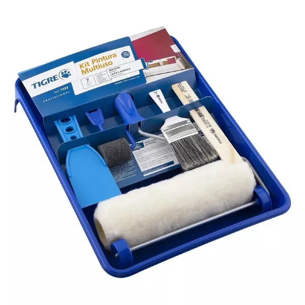 Kit Pintura 7 Peças 1522 Tigre