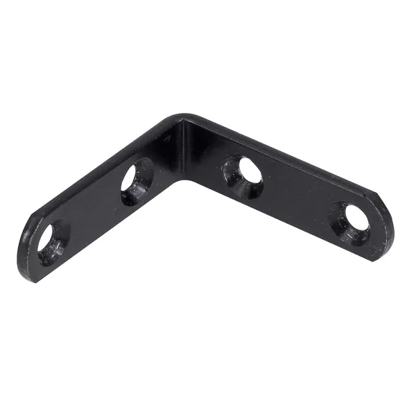 Cantoneira Abas Iguais 50 x 50mm Preta - 10 und