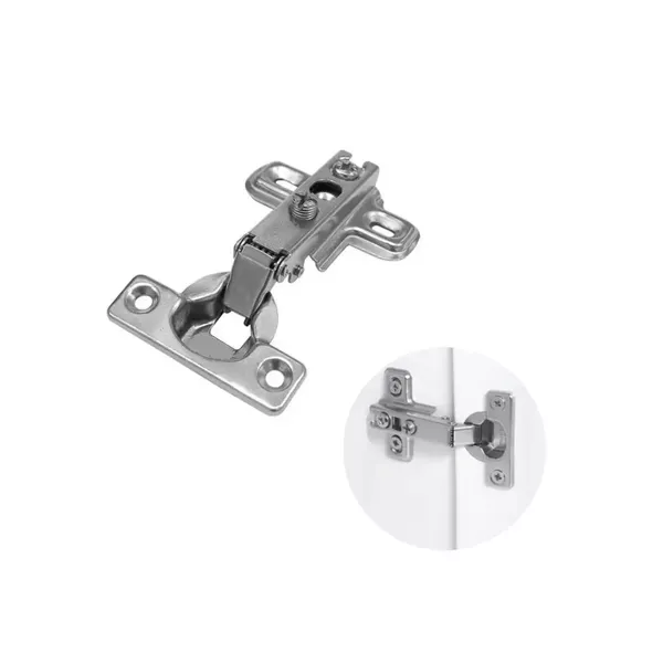 Dobradiça Reta 26mm para Móveis, Guarda Roupas e Armários