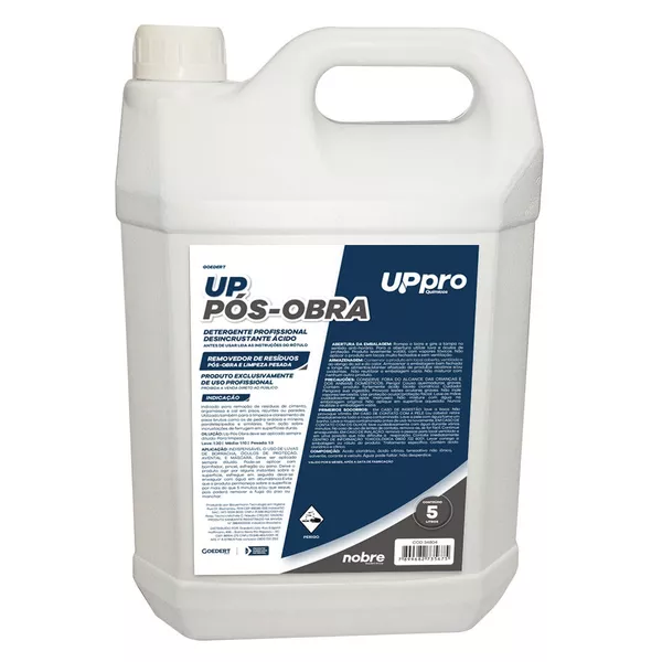 Limpador Ácido Up Pós Obra 5L 34804 Nobre