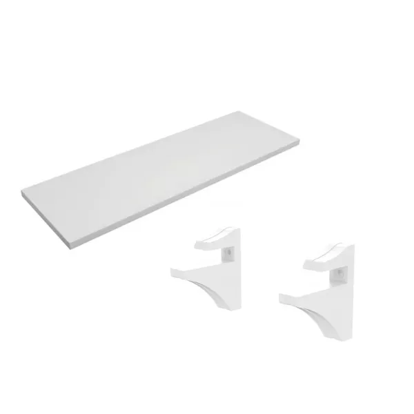 Prancha Branca 90 x 30cm com Suporte Brasforma