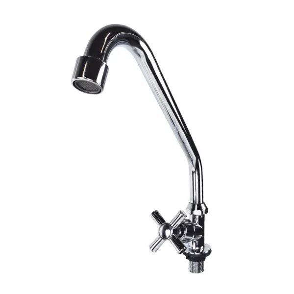 Torneira Metálica Cozinha de Mesa Bica Alta 421003 Hayom