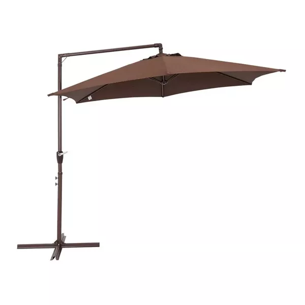 Ombrelone Suspenso Veneza 3m Marrom Bel 832012