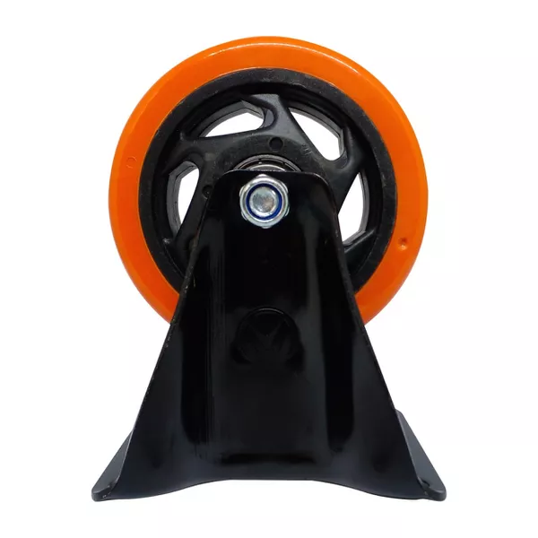 Rodizio Fixo Placa 412 Laranja A09140-F