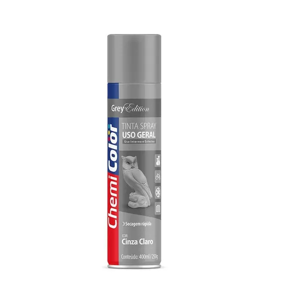 Tinta Spray Cinza Claro 400ml Chemicolor