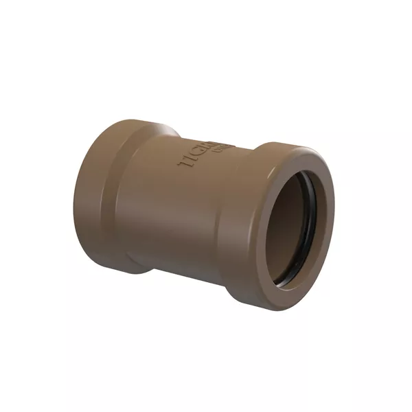 Luva Pvc Marrom de Correr 40mm Tigre