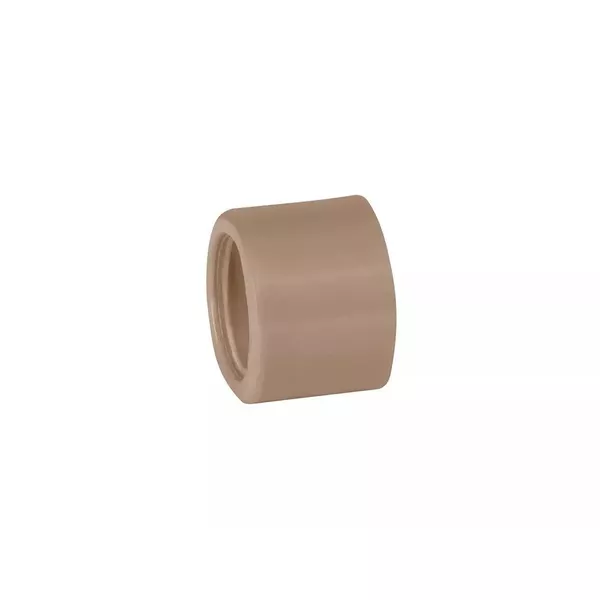 Bucha De Redução Soldável Curta Marrom 50 x 40mm Plastubos