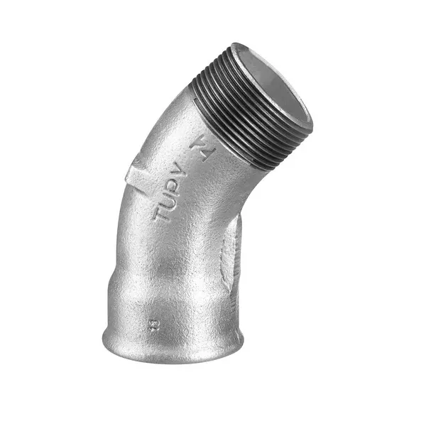 Curva 45° Galvanizada Fêmea 1'' Tupy